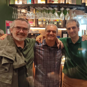 Ramón García y Jon Uriarte en Bar Zalea